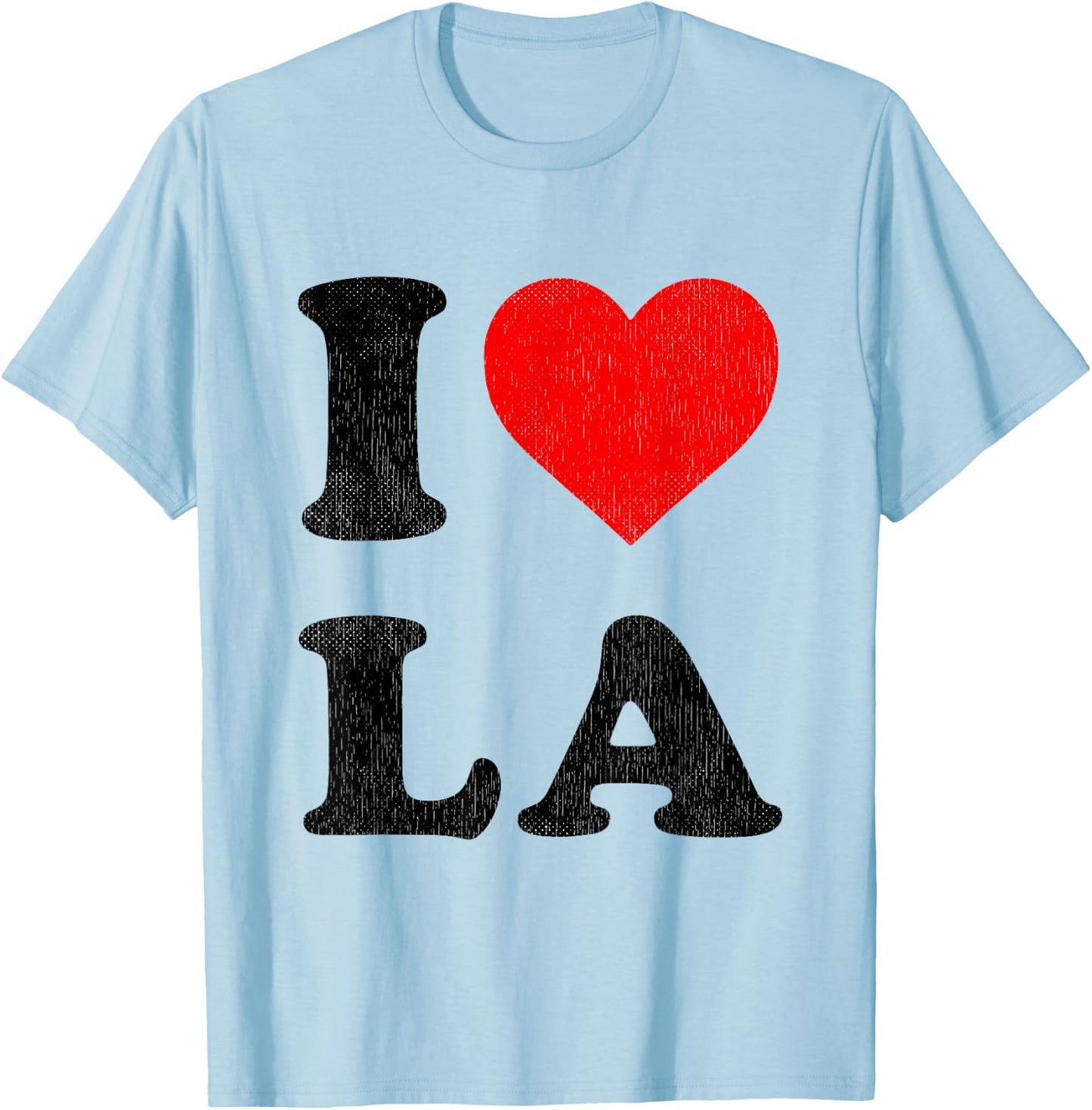 I Heart LA Souvenir I Love Los Angeles T-Shirt - T-Shirt | Light Blue