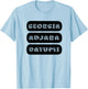 Georgia, Adjara, Batumi, Georgian T-Shirt - T-Shirt | Light Blue