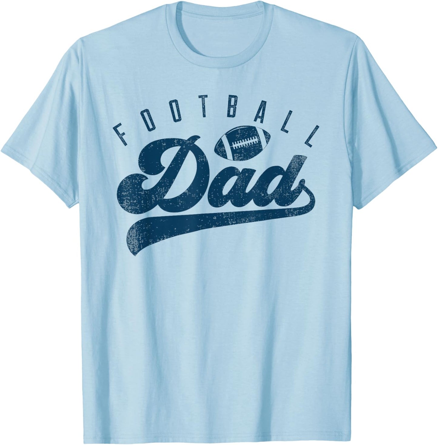 Football Dad Gifts Daddy Father's Day T-Shirt - T-Shirt | Light Blue