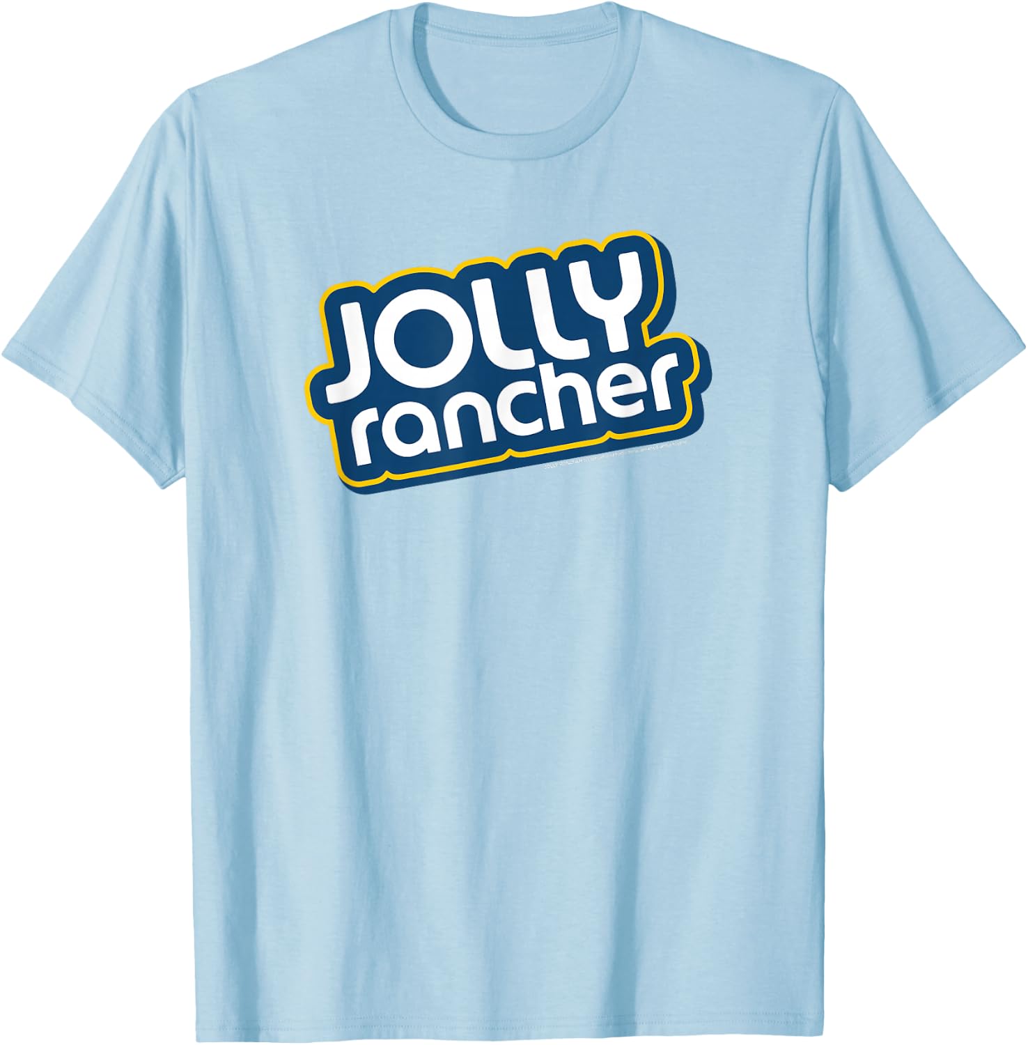 Jolly Rancher Centered Slanted Logo T-Shirt - T-Shirt | Light Blue