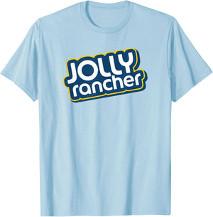 Jolly Rancher Centered Slanted Logo T-Shirt - T-Shirt | Light Blue