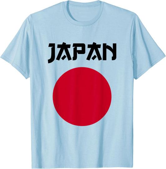 Japan Flag T-Shirt - T-Shirt | Light Blue