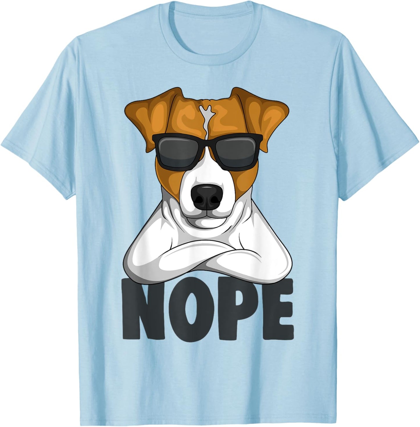 Stubborn Jack Russell Terrier Dog Men Women Girls Kids T-Shirt - T-Shirt | Light Blue