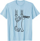 Funny Cat Men T-Shirt - T-Shirt | Light Blue