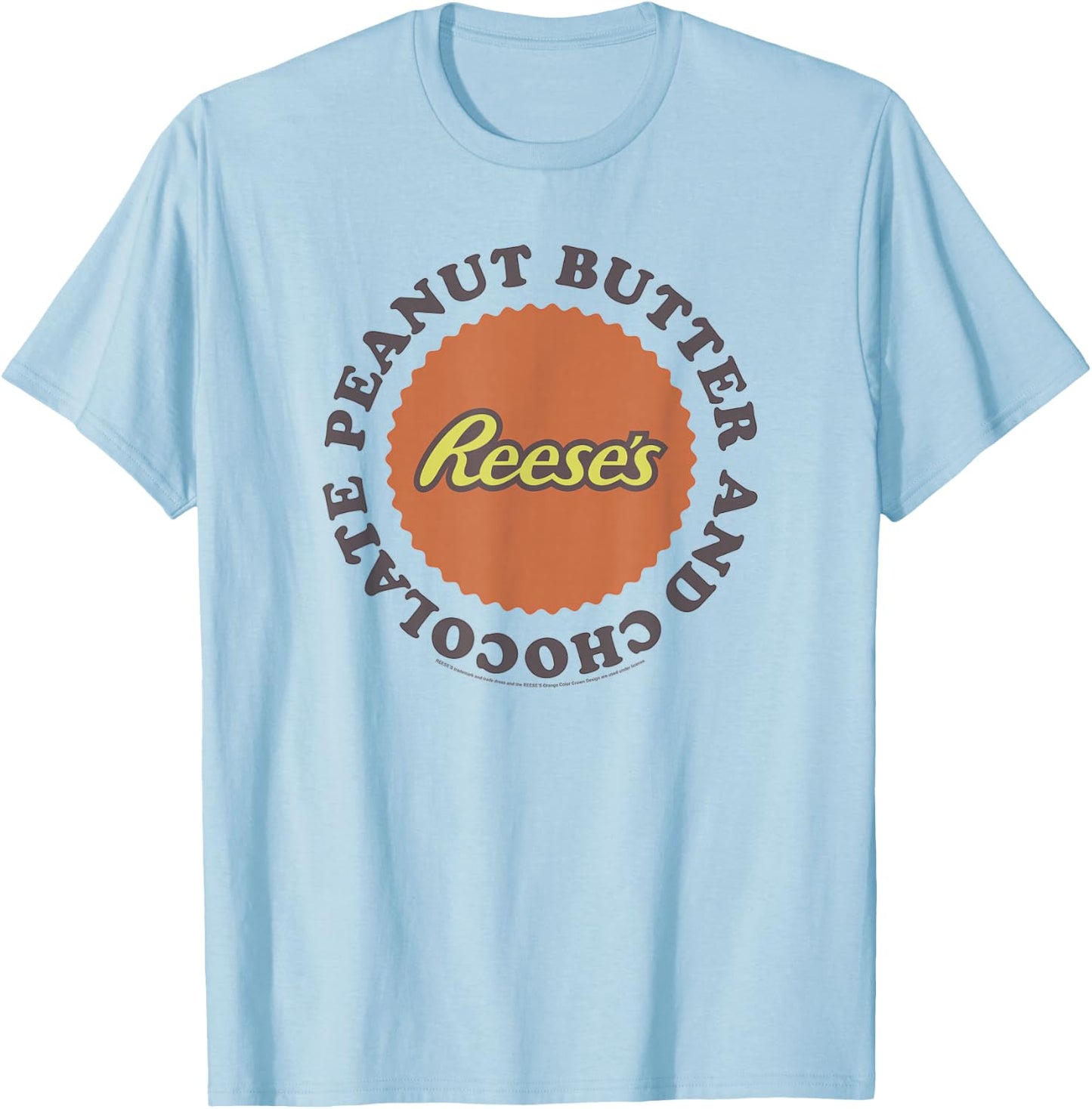 Reese's Peanut Butter Chocolate Circle T-Shirt - T-Shirt | Light Blue