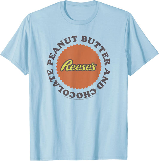 Reese's Peanut Butter Chocolate Circle T-Shirt - T-Shirt | Light Blue
