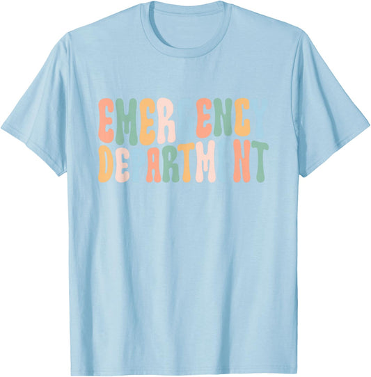Emergency Department Emergency Room Healthcare Nursing T-Shirt - T-Shirt | Light Blue