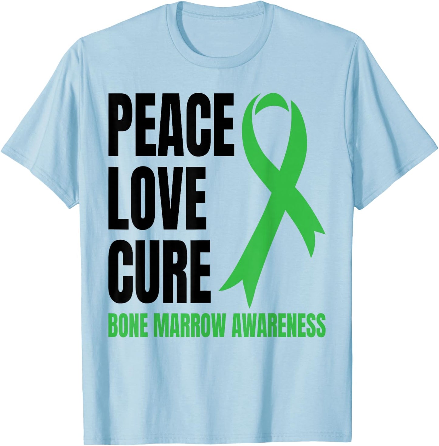 Bone Marrow Supplement Bone Marrow Donor Warrior T-Shirt - T-Shirt | Light Blue
