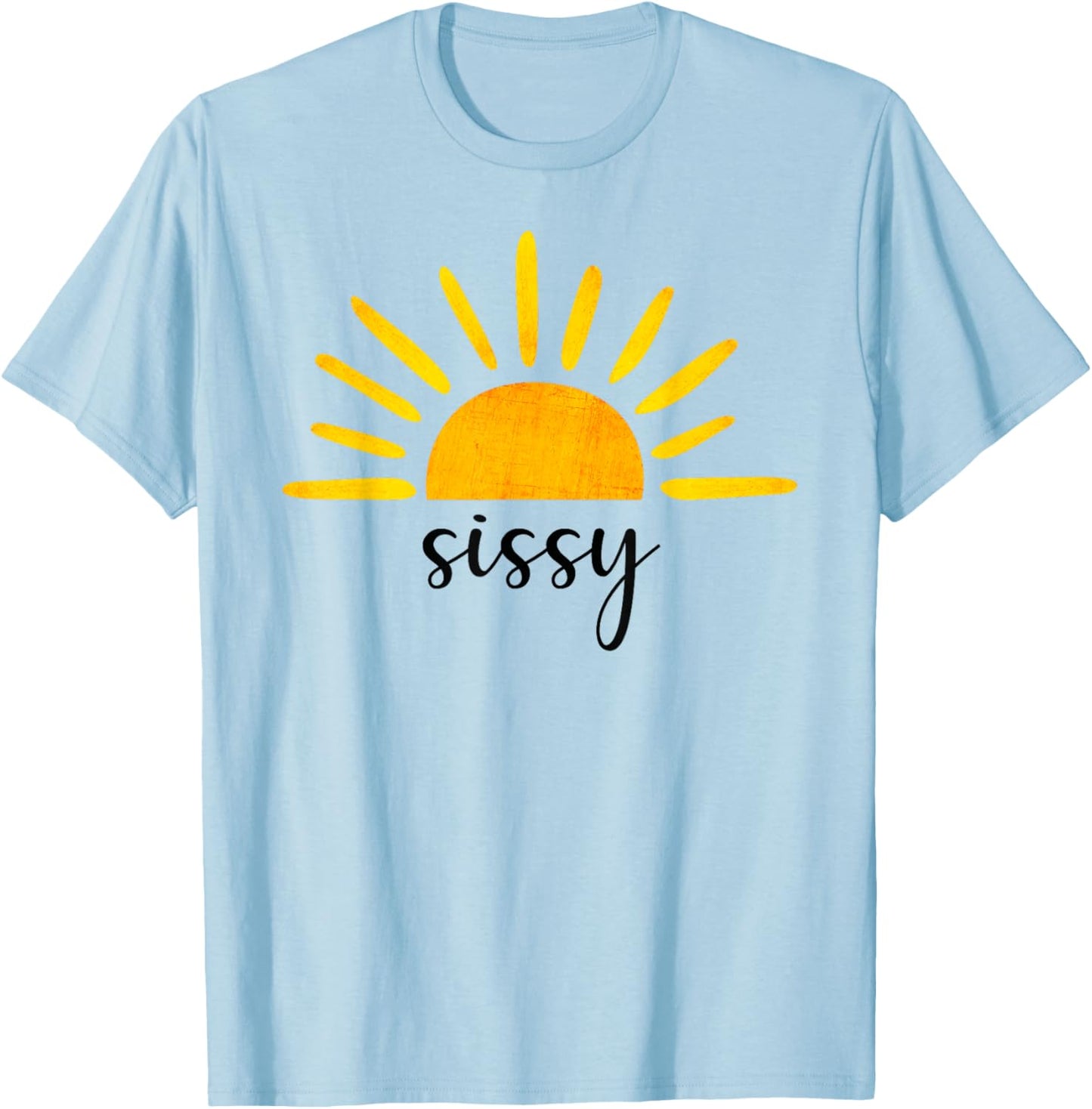 Sissy of The Birthday First Trip Around the Sun Birthday T-Shirt - T-Shirt | Light Blue