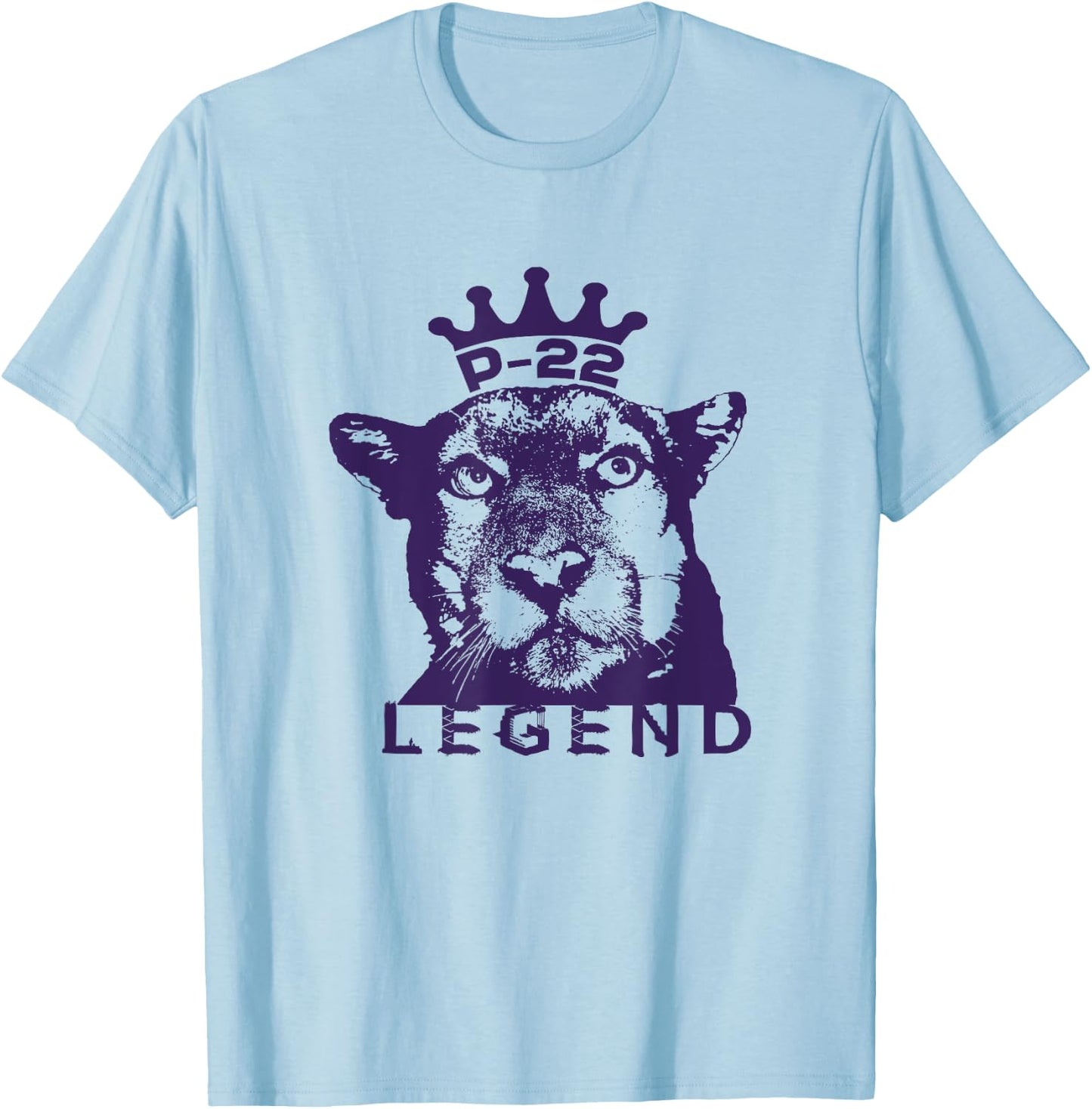 P-22 Legend Mountain Lion T-Shirt - T-Shirt | Light Blue