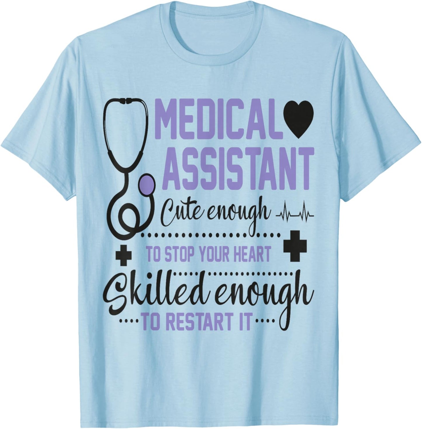 Clinical Registered Medical Assistant Graduation Crew Women T-Shirt - T-Shirt | Light Blue