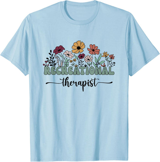 Recreational Therapist Recreational Therapy Teacher Student Men Women T-Shirt - T-Shirt | Light Blue