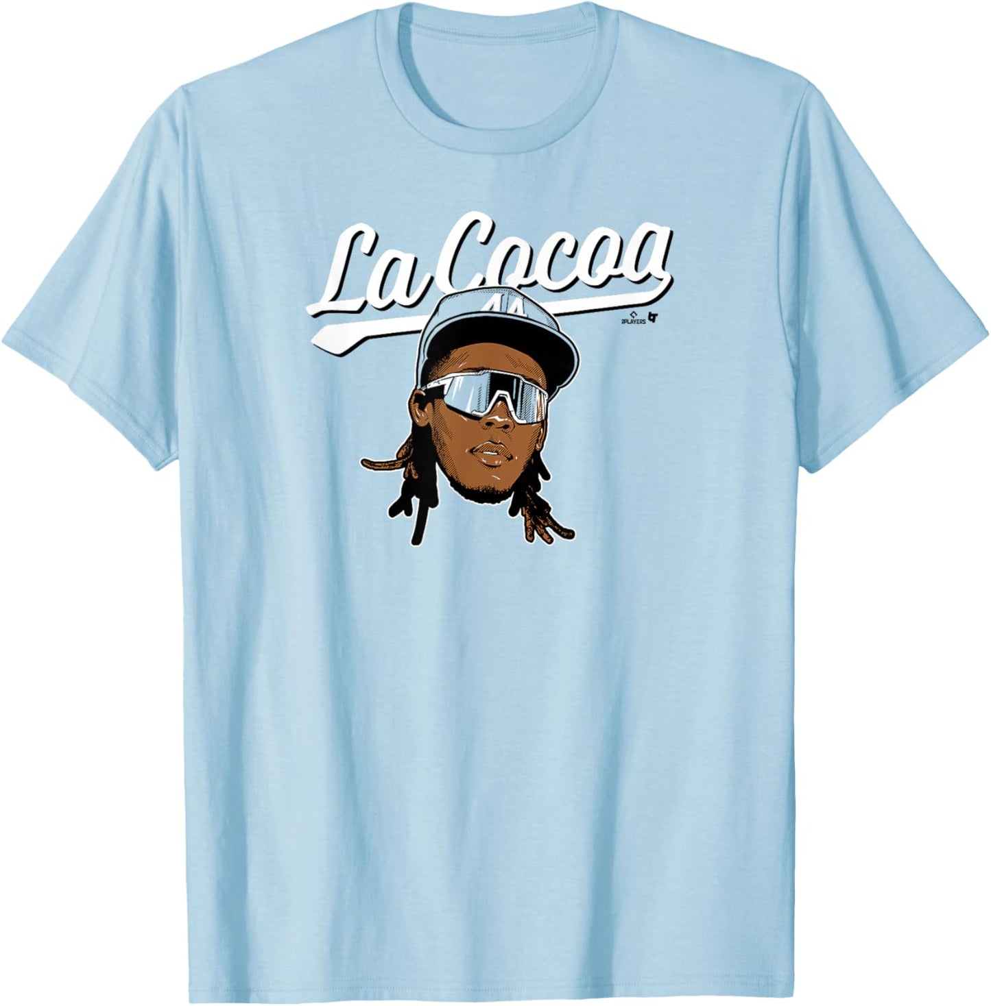 Elly De La Cruz - La Cocoa - Cincinnati Baseball T-Shirt - T-Shirt | Light Blue