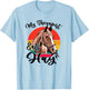 My Therapist Eats Hay Funny Horse Lover Horseback Rider T-Shirt - T-Shirt | Light Blue