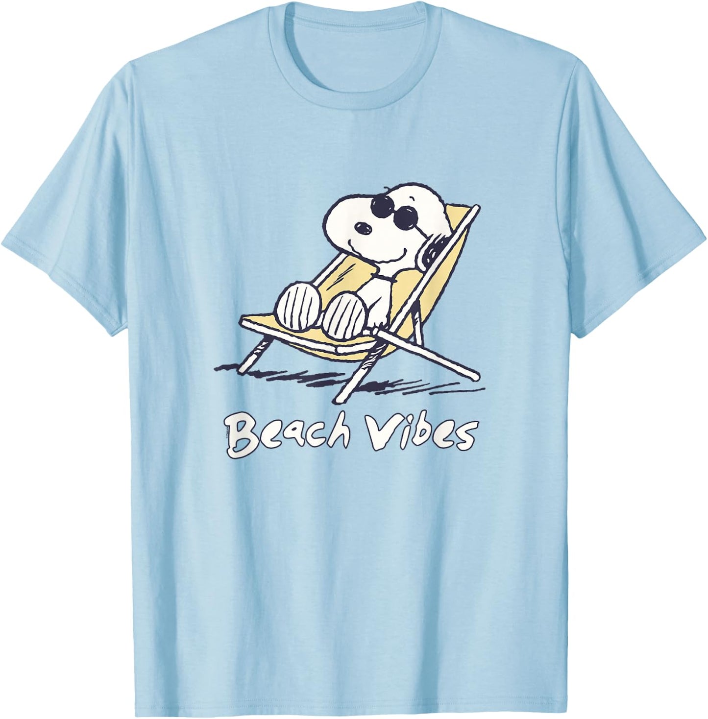 Peanuts - Snoopy Beach Vibes T-Shirt - T-Shirt | Light Blue