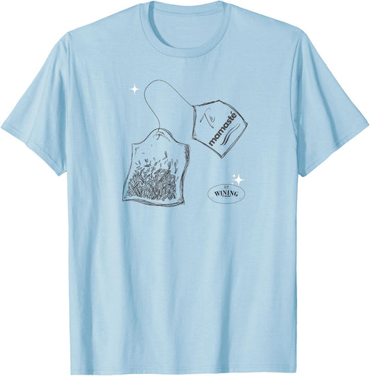 Tea Namaste T-Shirt - T-Shirt | Light Blue