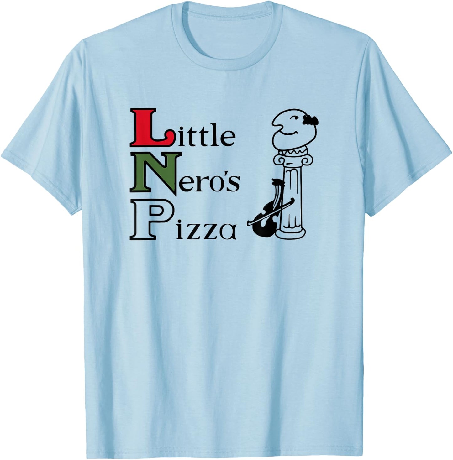Little Nero's Pizza T-Shirt - T-Shirt | Light Blue
