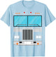 Semi Truck Costume Simple Easy Halloween Group Costume T-Shirt - T-Shirt | Light Blue