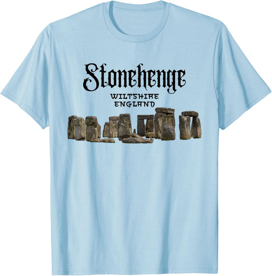 Stonehenge England Souvenir Stonehenge T-Shirt - T-Shirt | Light Blue