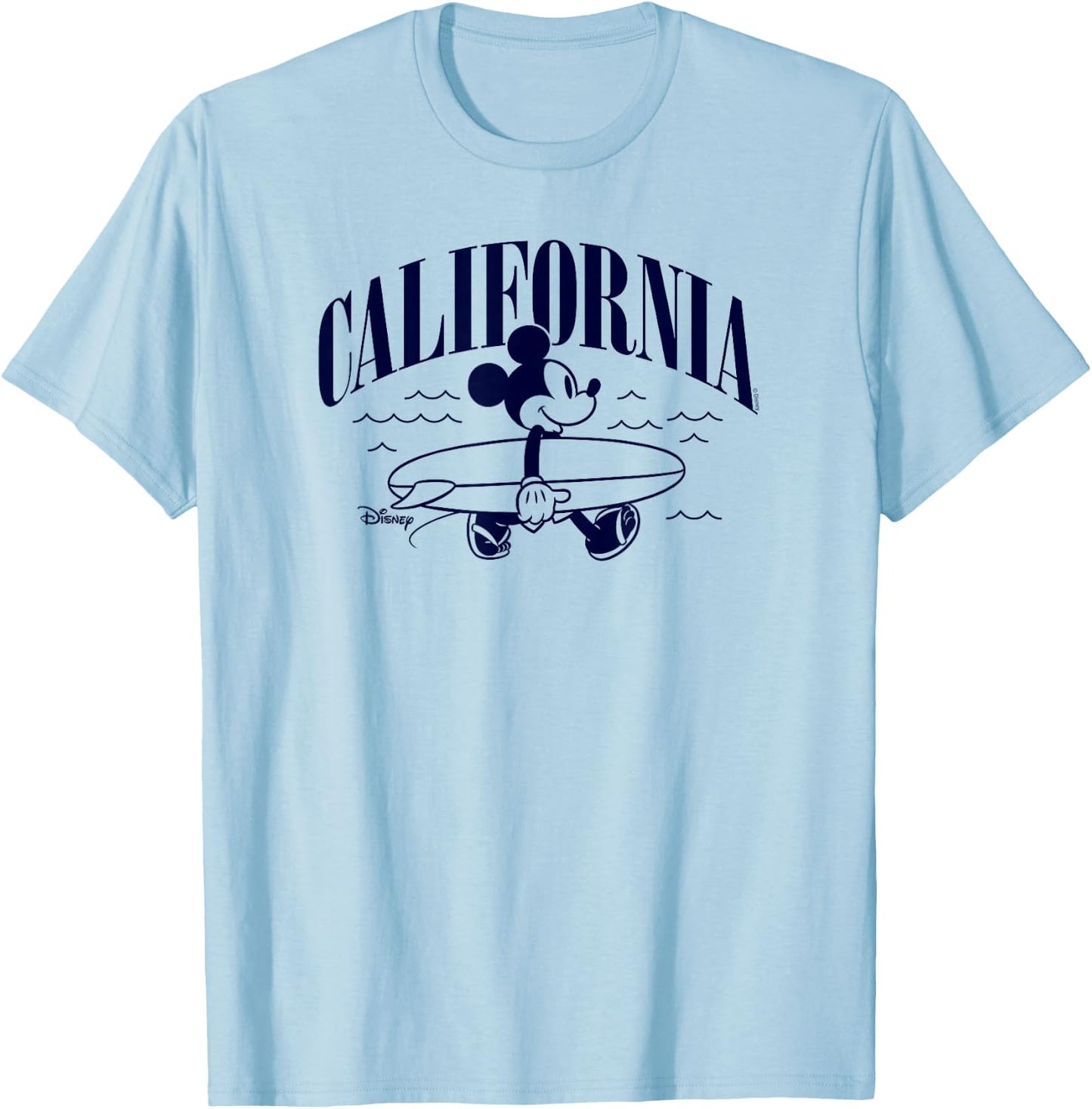 Disney - California Mickey T-Shirt - T-Shirt | Light Blue
