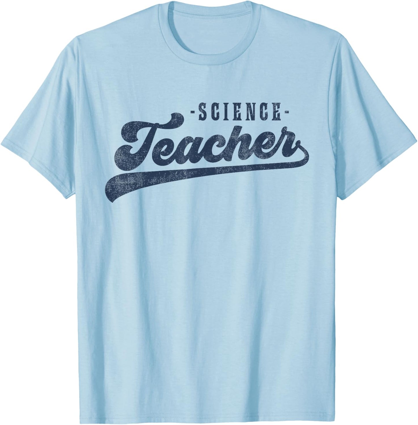 Science Teacher Men Women Vintage Graphic Science Teacher T-Shirt - T-Shirt | Light Blue
