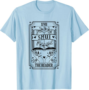The Reader Tarot Card Smut Book Reader Dark Romance Bookish T-Shirt - T-Shirt | Light Blue