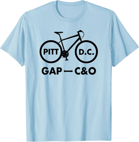 C&O Canal Towpath - GAP Pittsburgh Washington D.C. T-Shirt - T-Shirt | Light Blue