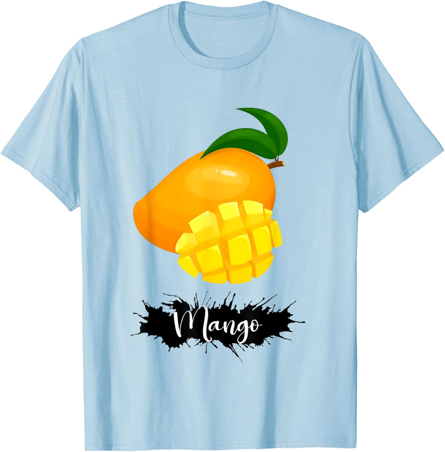 Love Mango women Shirt mango Lovers , kids and girls T-Shirt - T-Shirt | Light Blue