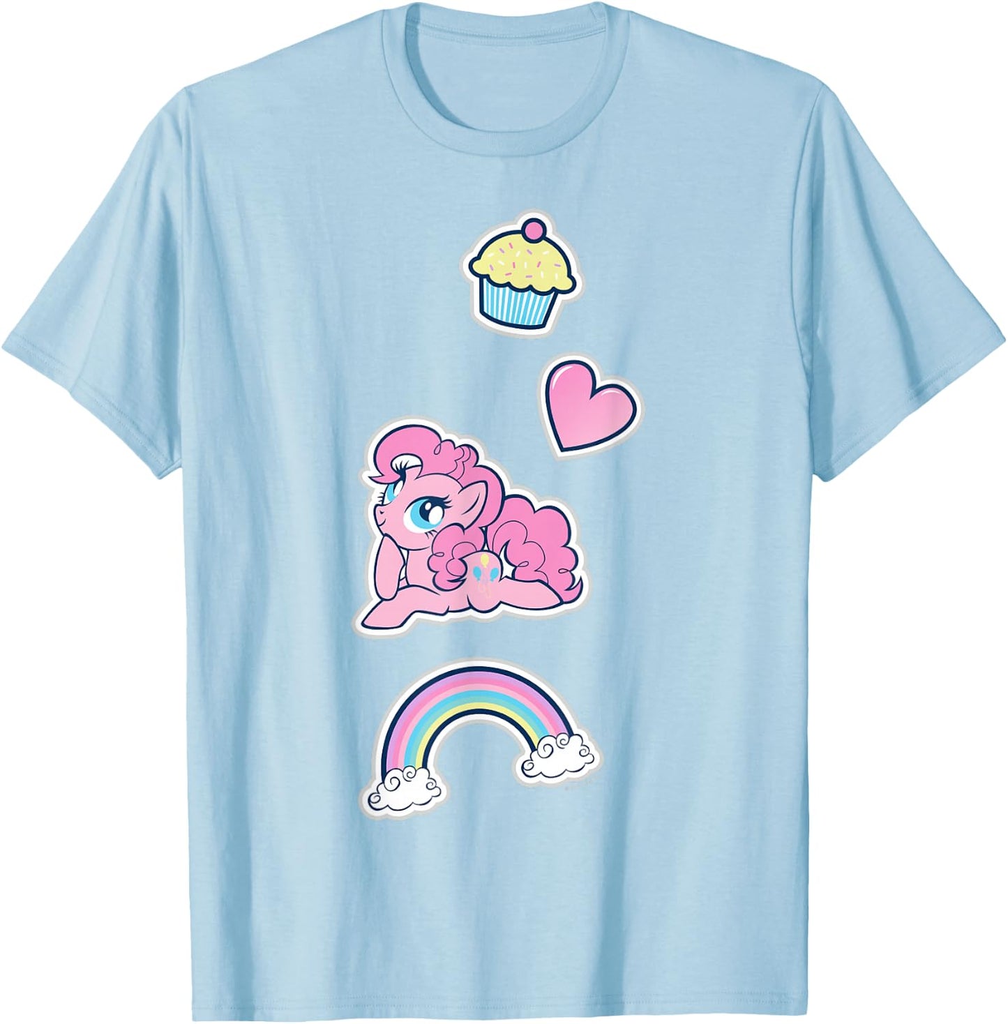 My Little Pony: Friendship Is Magic Cupcake Pinkie Pie T-Shirt - T-Shirt | Light Blue