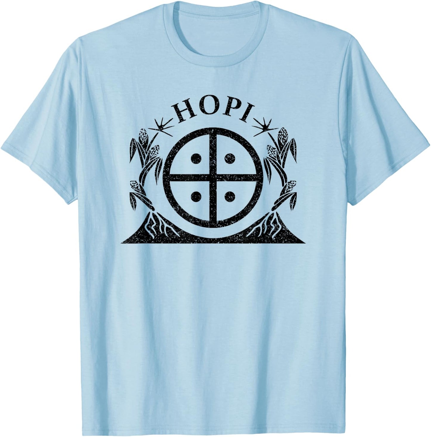 Hopi Nation Native American Indian Flag Reservation Arizona T-Shirt - T-Shirt | Light Blue