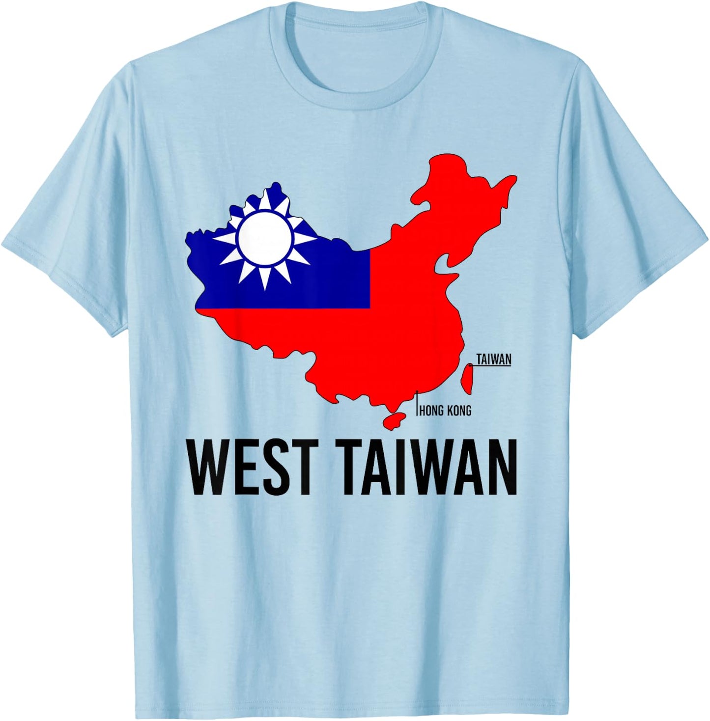 West Taiwan T-Shirt - T-Shirt | Light Blue