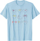 Disney Minnie Mouse Disneyland Headbands Ears Illustration T-Shirt - T-Shirt | Light Blue