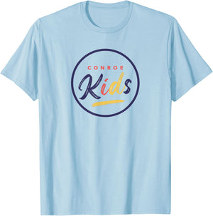 Conroe Kids T-Shirt - T-Shirt | Light Blue