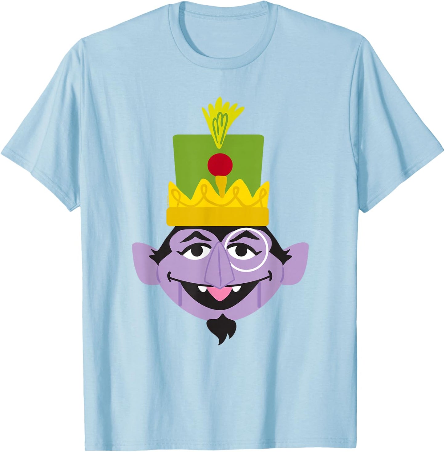 Sesame Street Christmas Nutcracker Count T-Shirt - T-Shirt | Light Blue