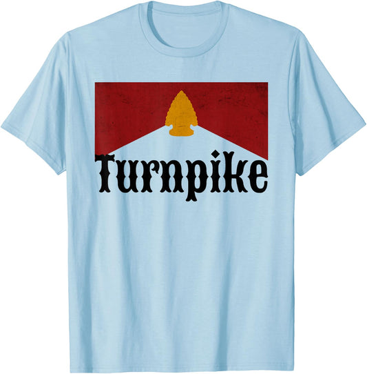 Turnpike Western Music Country Arrowhead Turnpike Cowgirl T-Shirt - T-Shirt | Light Blue