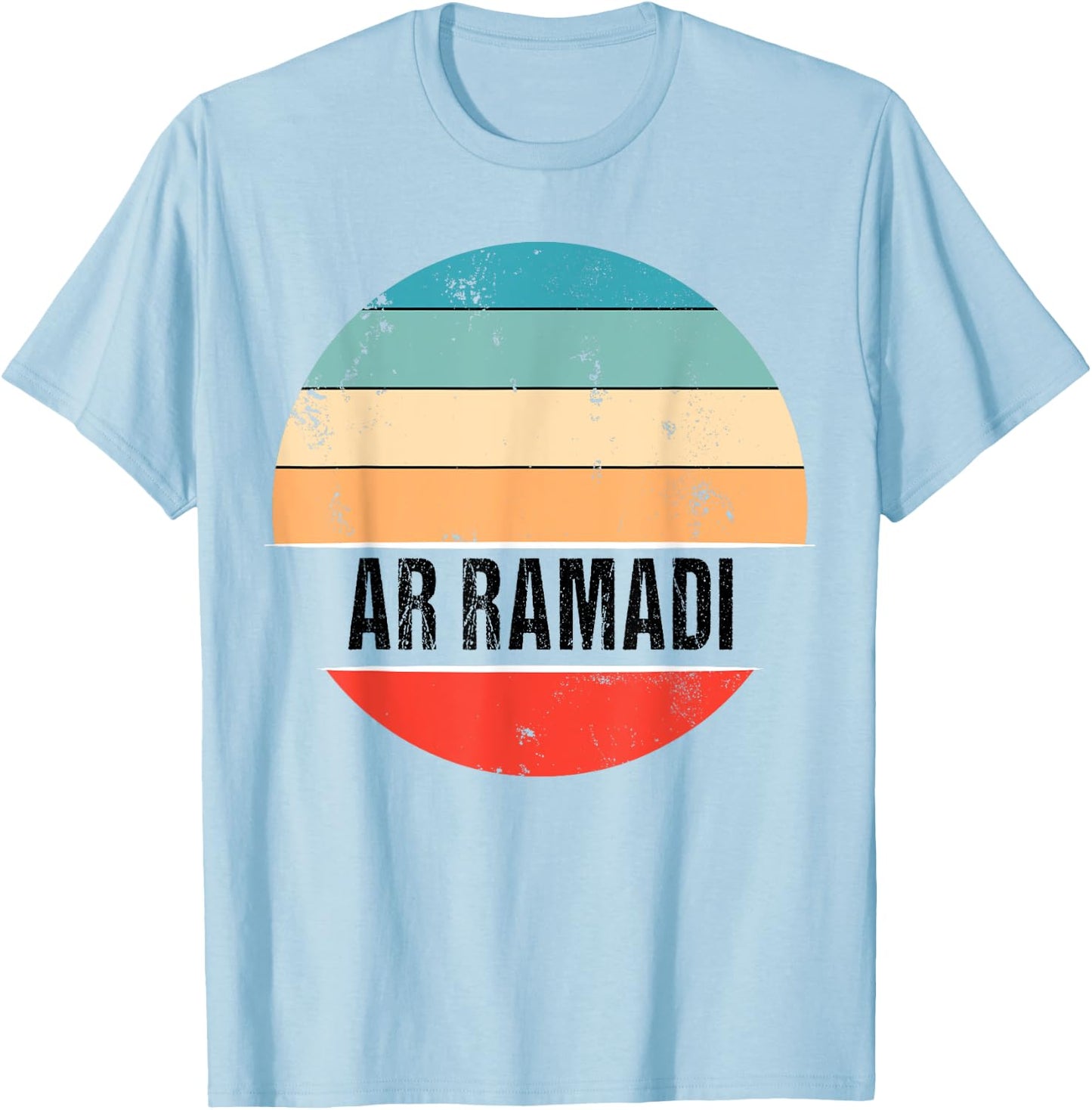 Ramadi Iraq City Trip T-Shirt - T-Shirt | Light Blue