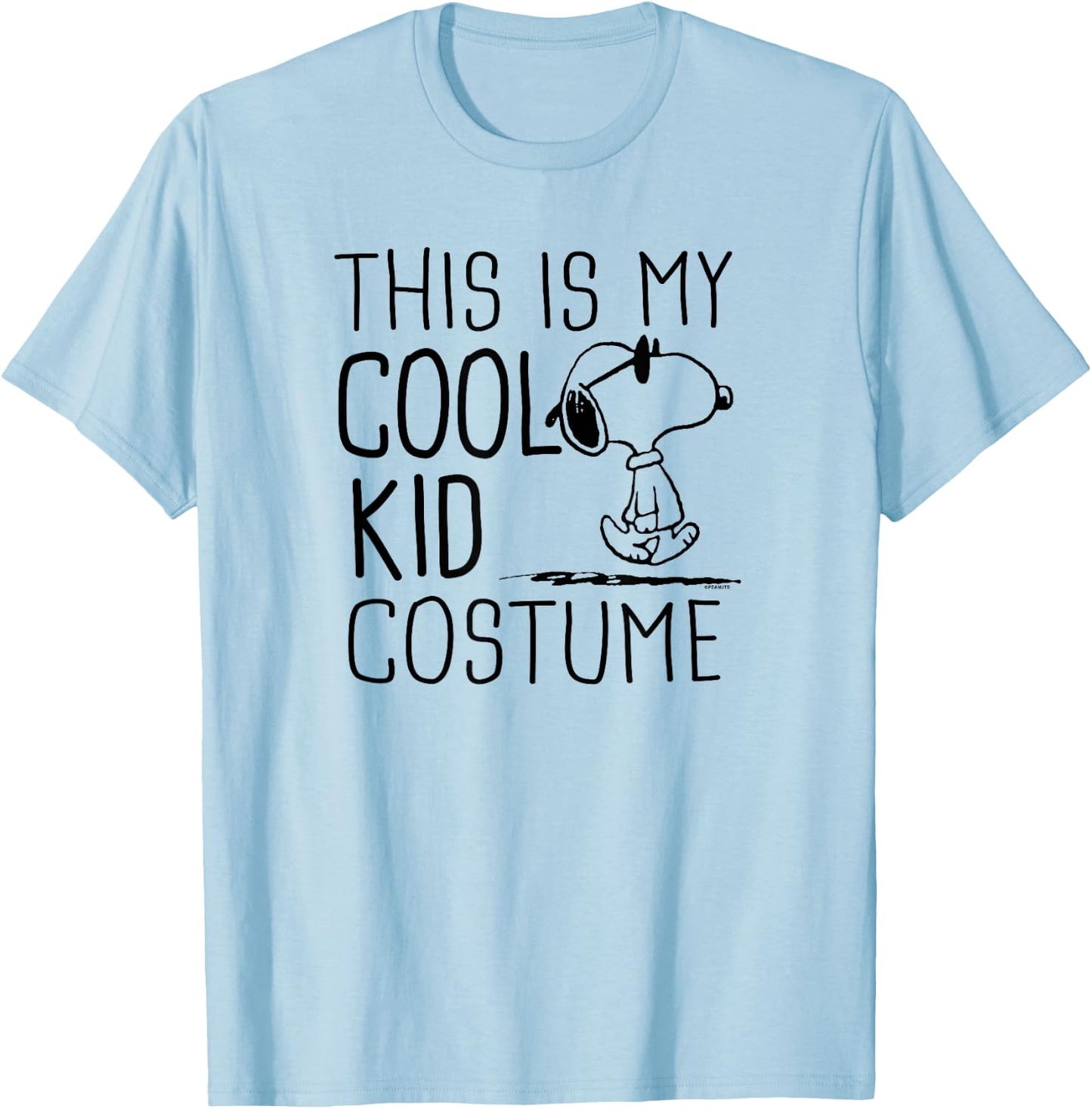 Peanuts Snoopy Cool Kid Costume T-Shirt - T-Shirt | Light Blue