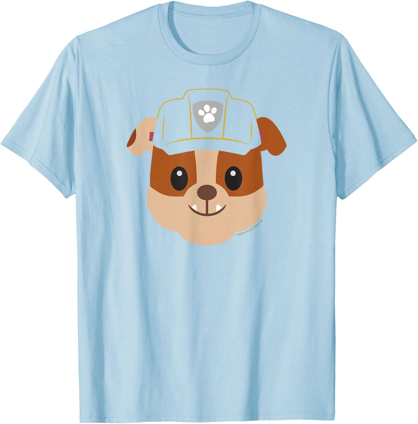 PAW Patrol Rubble Emoji T-Shirt - T-Shirt | Light Blue