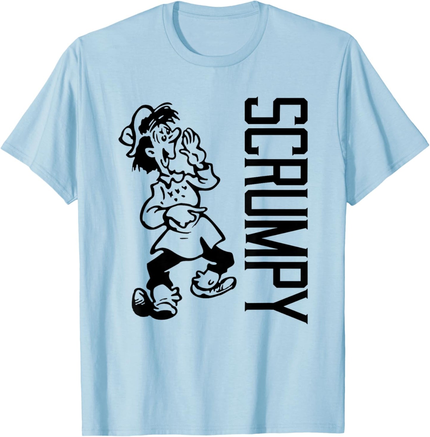 Funny Scrumpy Cider Drinker - Yokel pointing to Scrumpy T-Shirt - T-Shirt | Light Blue