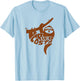 Costa Rica Sloth Word Art - Funny Animal T-Shirt - T-Shirt | Light Blue