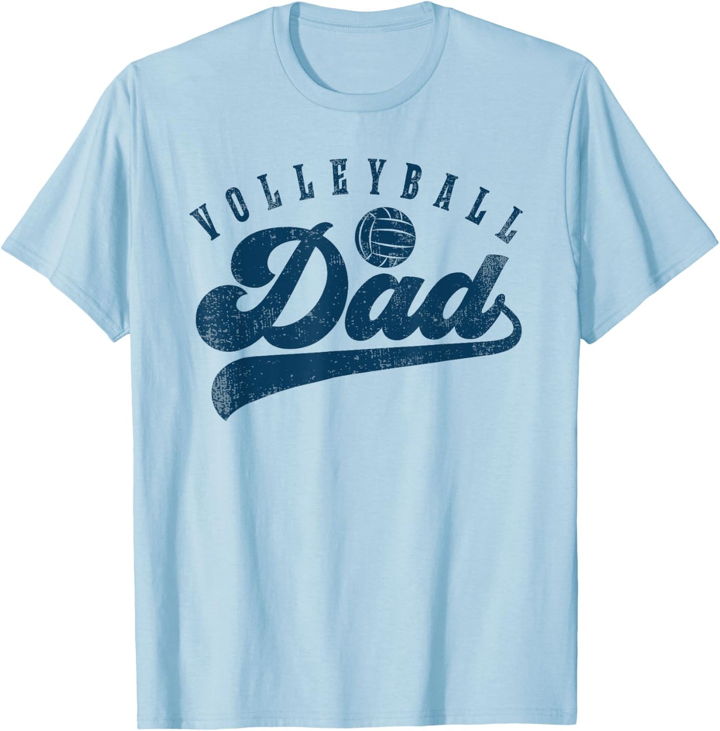 Volleyball Dad Gifts Daddy Father's Day T-Shirt - T-Shirt | Light Blue