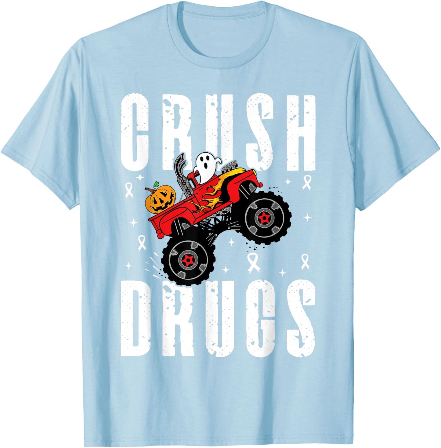 Red Ribbon Week Awareness Halloween Women Men Toddler Kids T-Shirt - T-Shirt | Light Blue