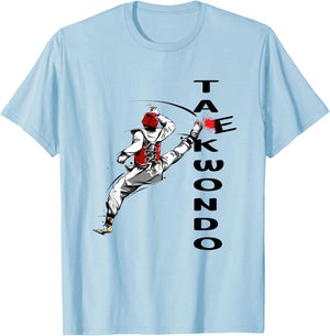 Love Taekwondo men Shirt Taekwondo Lovers women and girls T-Shirt - T-Shirt | Light Blue