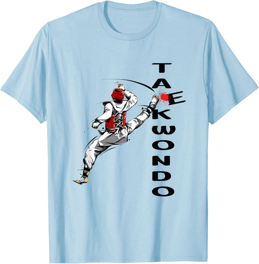Love Taekwondo men Shirt Taekwondo Lovers women and girls T-Shirt - T-Shirt | Light Blue