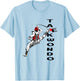 Love Taekwondo men Shirt Taekwondo Lovers women and girls T-Shirt - T-Shirt | Light Blue