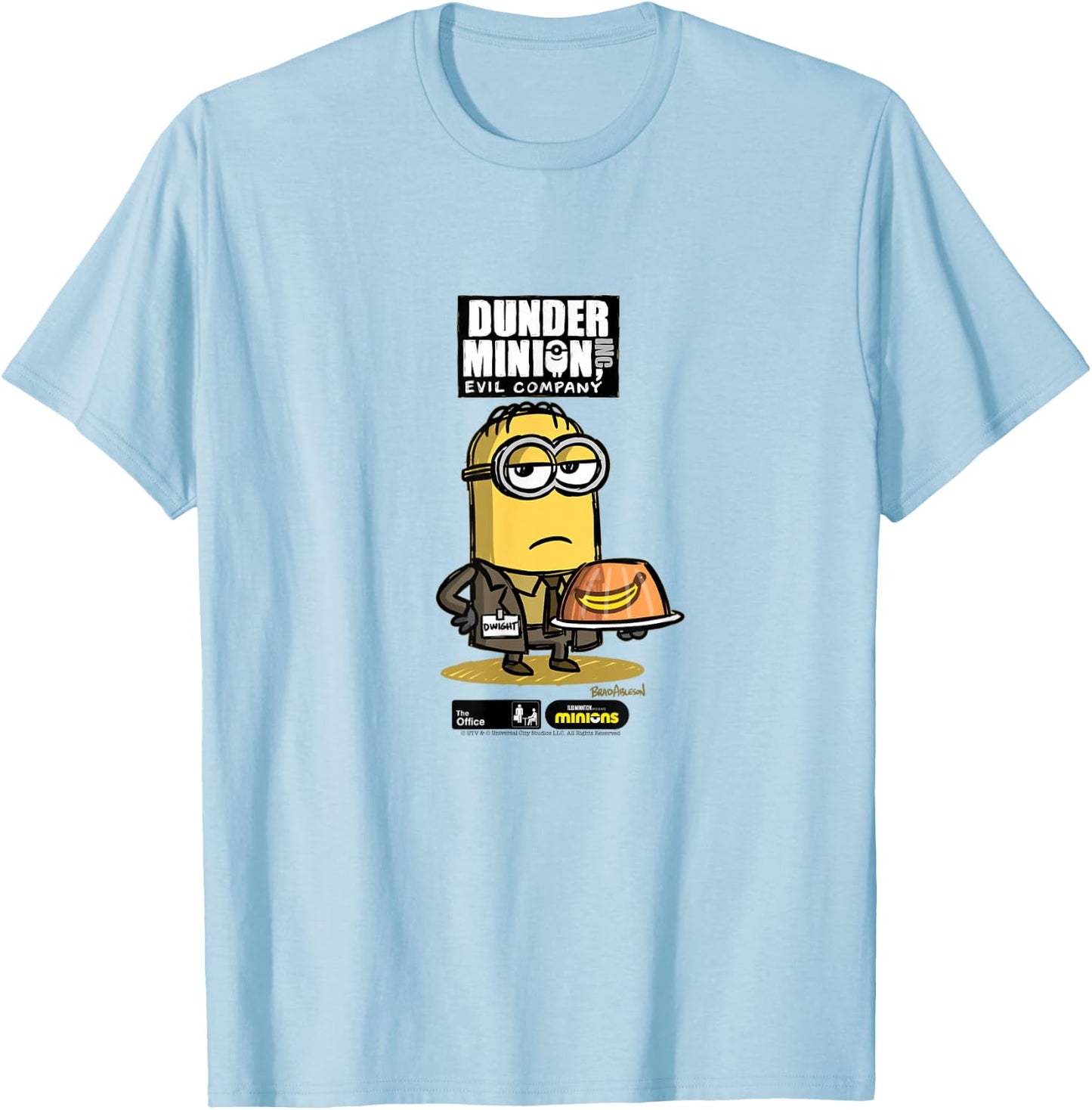 The Office X Minions Dwight T-Shirt - T-Shirt | Light Blue