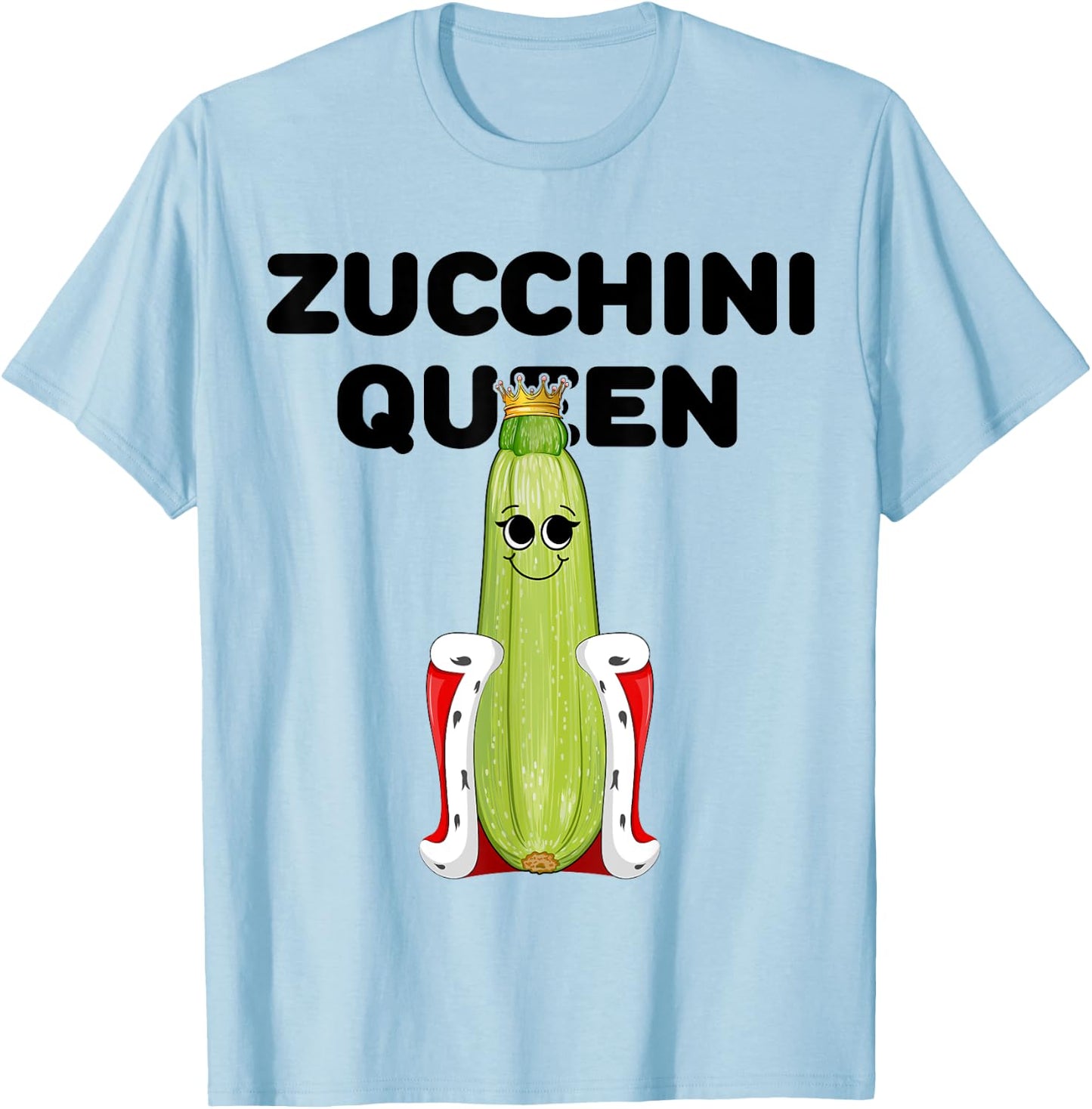Zucchini Queen Girls Zucchini Lover | Zucchini T-Shirt - T-Shirt | Light Blue