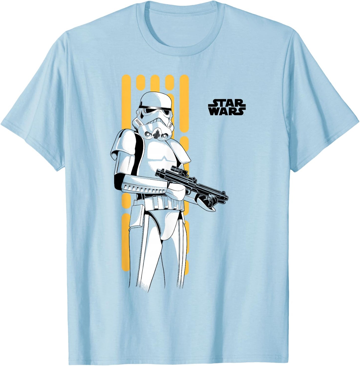Star Wars Stormtrooper Combat Ready Pose T-Shirt - T-Shirt | Light Blue