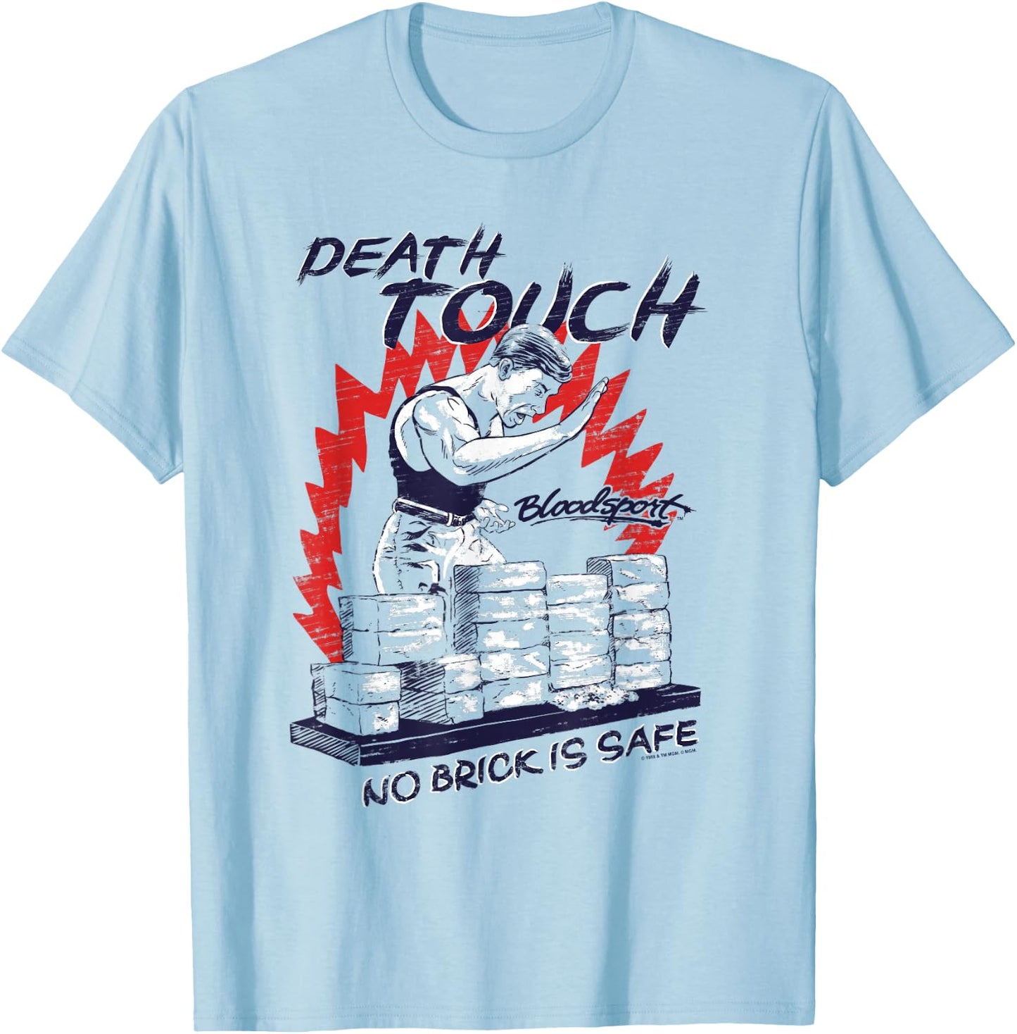 Bloodsport Death Touch T-Shirt - T-Shirt | Light Blue