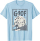 Disney Mickey and Friends Goof Since 1932 Vintage Poster T-Shirt - T-Shirt | Light Blue